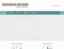 Tablet Screenshot of businessatrium.co.uk